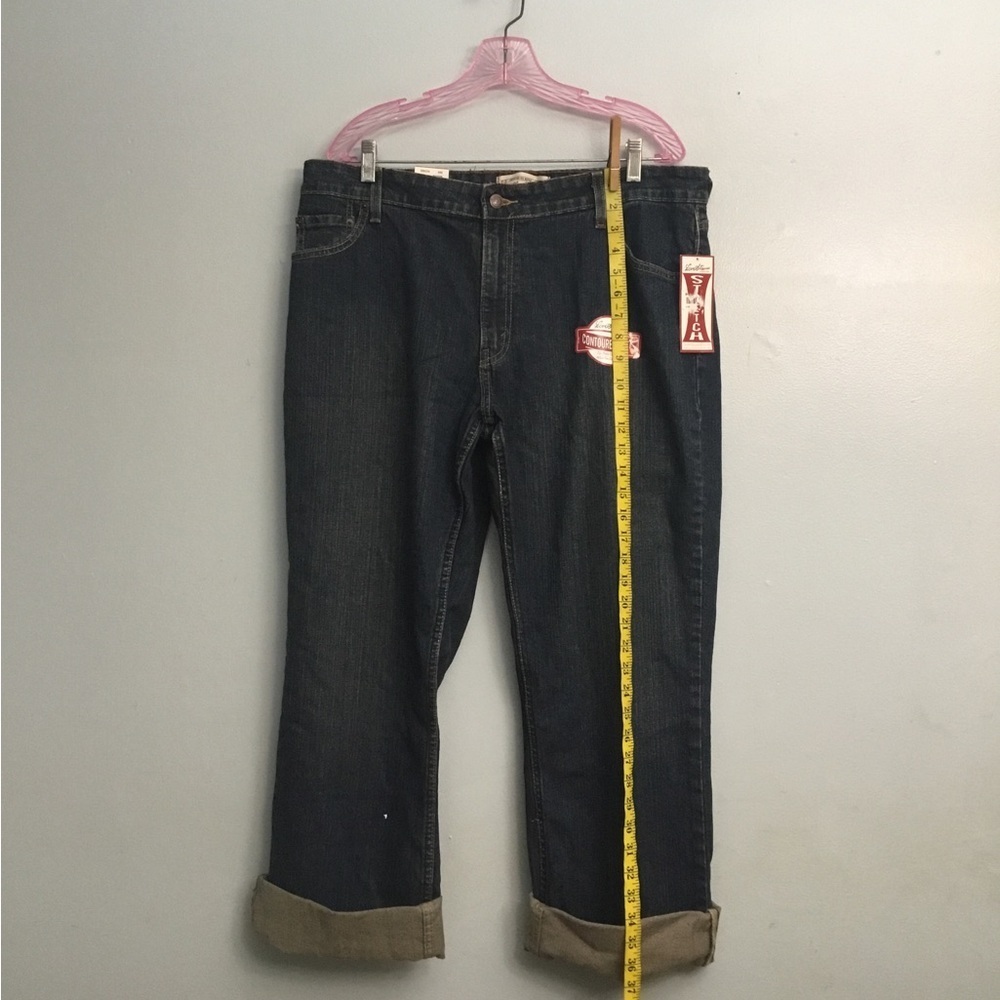 Levi's Blue Relaxed Jeans with Cuffed Hems